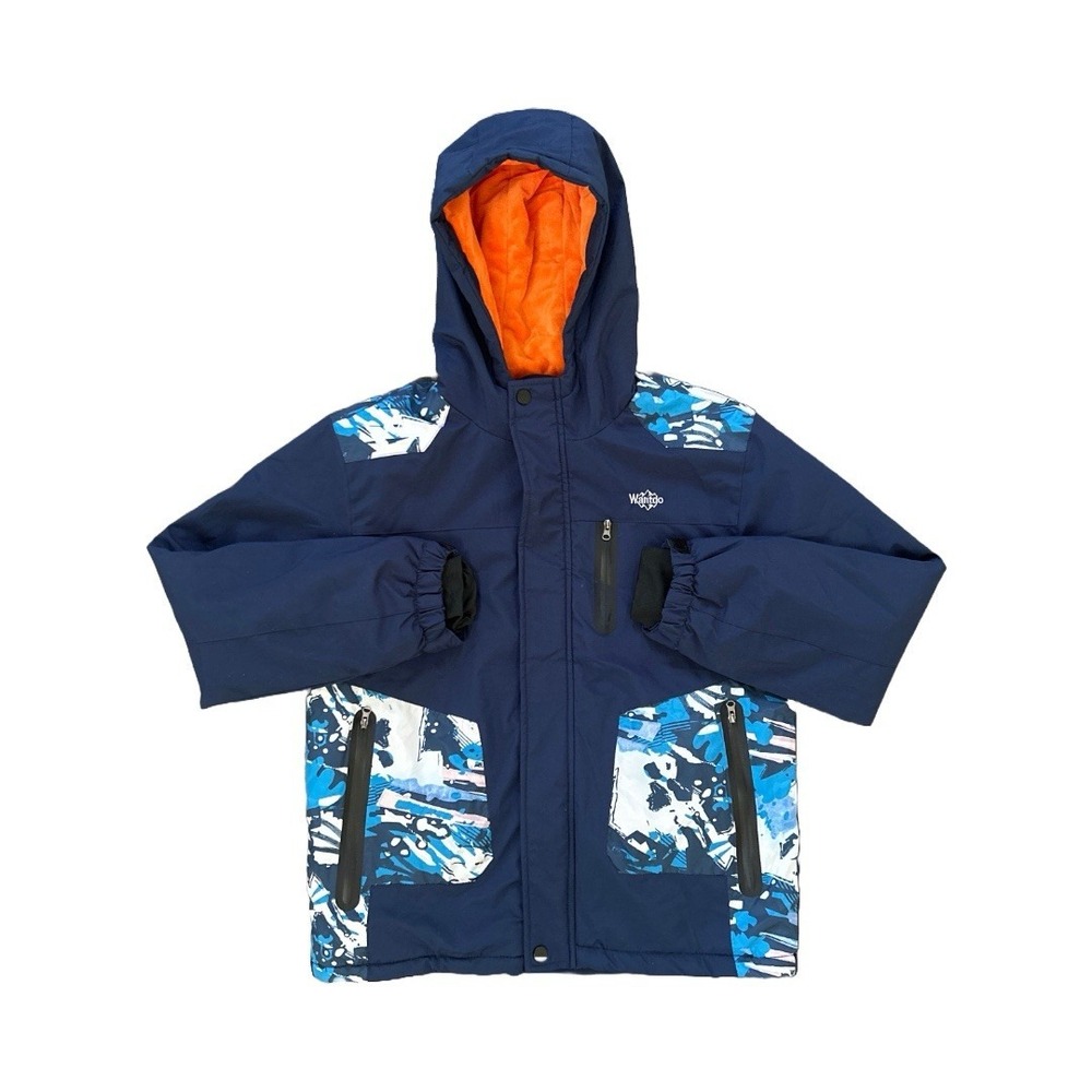 Wantdo Youth Waterproof Skiing Snowboarding Lined Hooded Winter Jacket 10-12